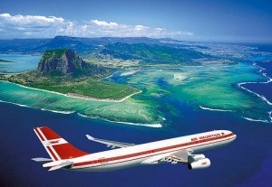 Uno degli aeroplani dell'Air Mauritius